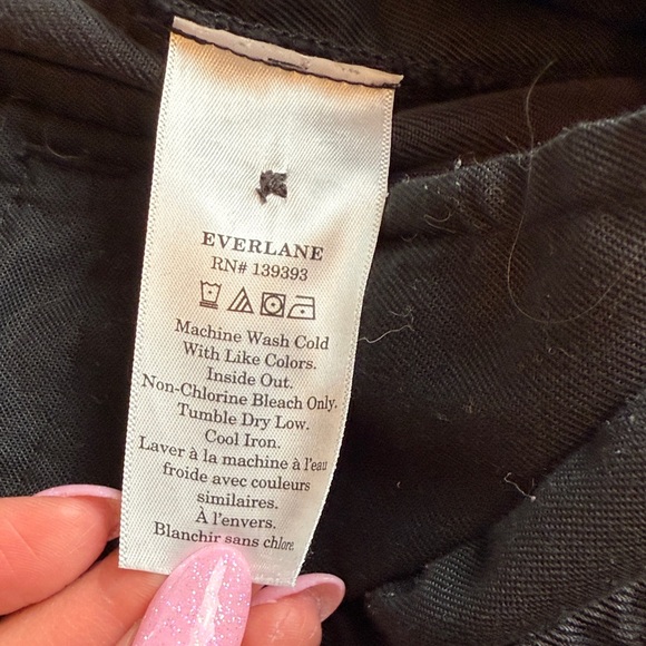 Everlane Women's Black Soft Tapered Leg Pants Size 16 - Picture 3 of 13